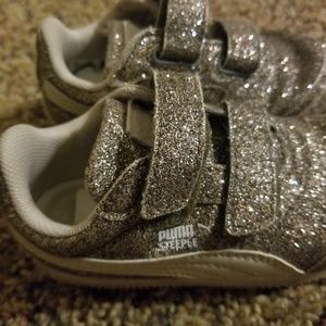 Puma toddler girl sparkle sneakers